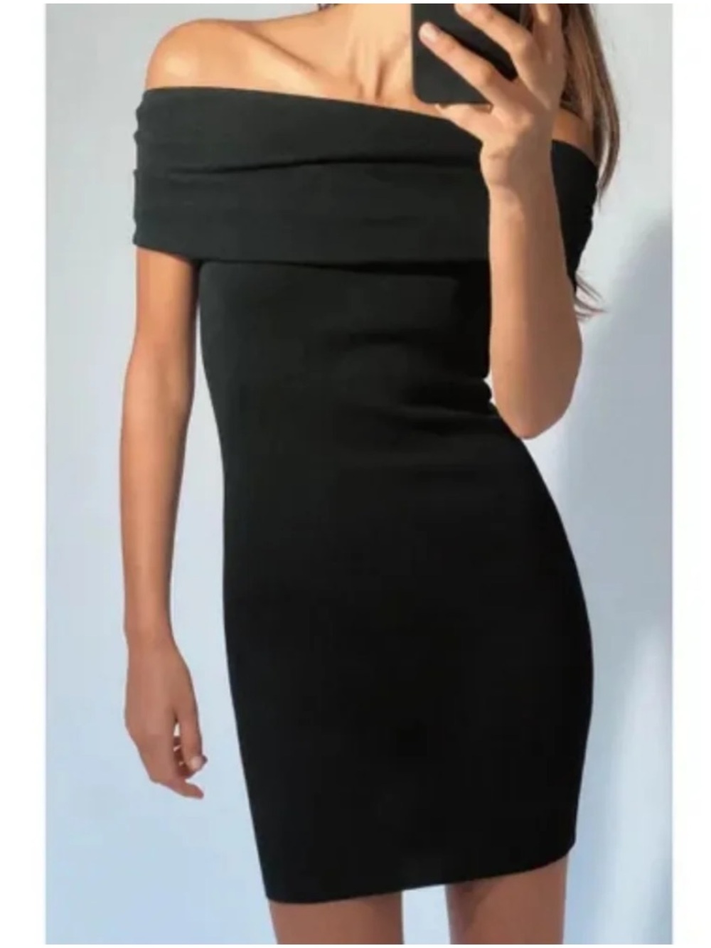 NWT Zara Off the Shoulder Knit Dress